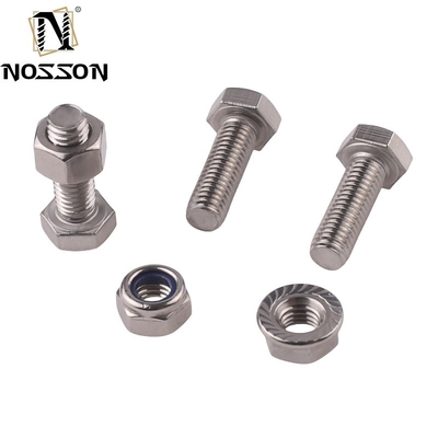 Edelstahl ANSI/ASME M8 Hexkopfschraube Grade 4.8/ 8.8/ 10.9/ 12.9 Halbschraube Schraube und Nuss Pernos Din 931 Zinkveredelung