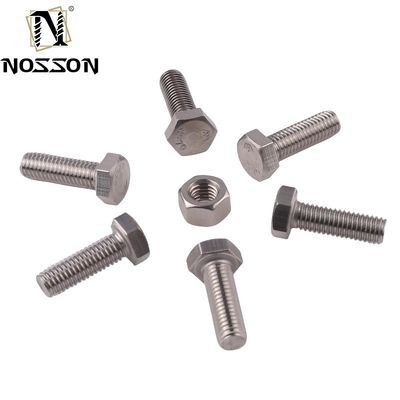 Edelstahl ANSI/ASME M8 Hexkopfschraube Grade 4.8/ 8.8/ 10.9/ 12.9 Halbschraube Schraube und Nuss Pernos Din 931 Zinkveredelung
