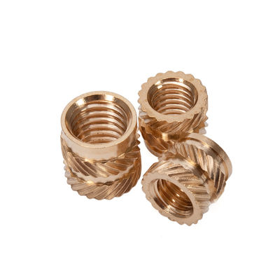 Schraubmaschine Produkt Messing Aluminium Edelstahl Automatische Drehmaschine CNC Bearbeitung Knurled Nuts