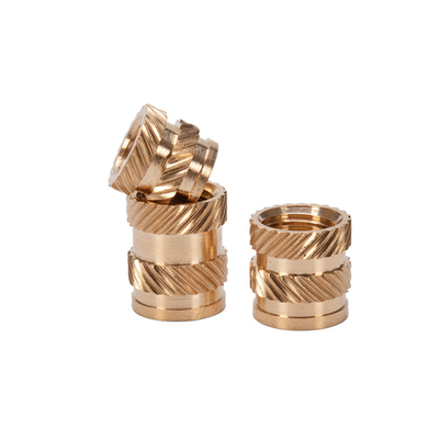 Strahlene Hochkopf-Knurrled Messing-Nivet-Nuss M3 M4 M5 M6 für die Gesundheitsversorgung DIN Standard Metrisches Messsystem Imperial Inch
