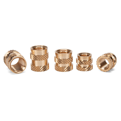 Strahlene Hochkopf-Knurrled Messing-Nivet-Nuss M3 M4 M5 M6 für die Gesundheitsversorgung DIN Standard Metrisches Messsystem Imperial Inch