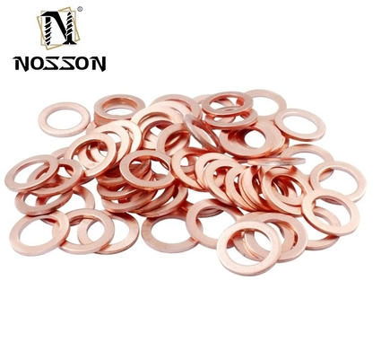 Split-Stil 18-8 Edelstahl JIS Standard 1 mm Dicke Kupfer Meson Kupfer Dichtung Metall Flat Shim Wascher M3-M9