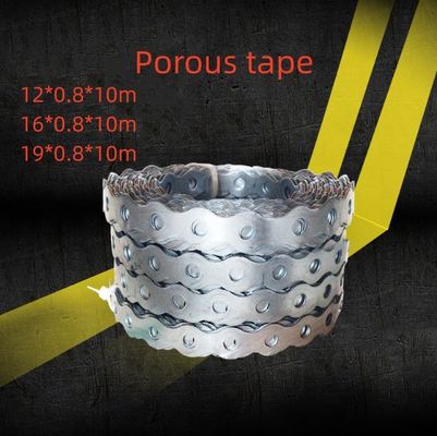 Wire Montage Lösung 100% QC Passed Weißmetall abgerundete Perforierten Band für Draht Bundling