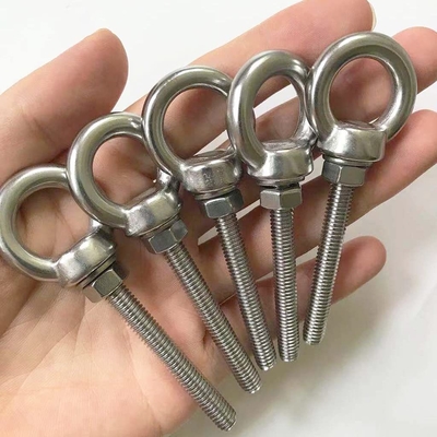 INCH-Messsystem Edelstahl-Augenbolzen M6 Schulter 1/4 &quot;X 2&quot; Schwerlast-Augenbolzen Schrauben zum Heben