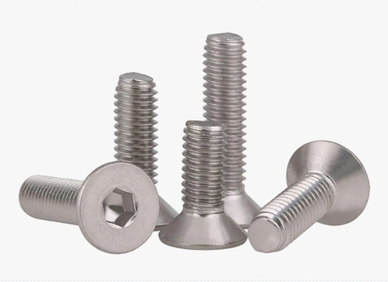 Schneidende Oberfläche DIN Standard A2 Edelstahl Schrauben M2 M2.5 M3 M4 M5 M6 M8 M10 M12