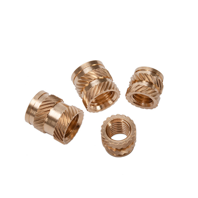 M3 M4 M5 M6 Knurled Brass Insert Nut für Heat Stacking-Anwendungen