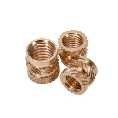 M3 M4 M5 M6 Knurled Brass Insert Nut für Heat Stacking-Anwendungen