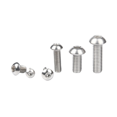 Edelstahl 304 316 Hex Steckdose Pan Kopfschraube Knopfschraube Kopfschraube mit schwarzem Oxid-Finish im metrischen Messsystem