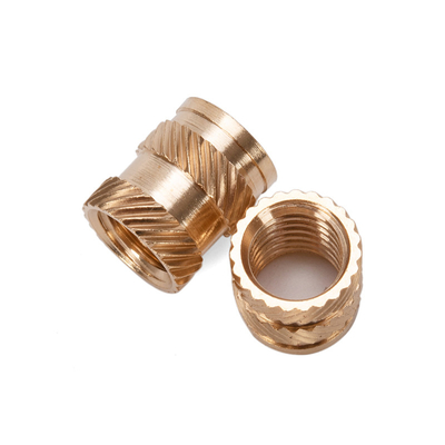 M3 M4 M5 M6 Knurled Brass Insert Nut für Heat Stacking-Anwendungen
