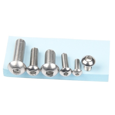Edelstahl 304 316 Hex Steckdose Pan Kopfschraube Knopfschraube Kopfschraube mit schwarzem Oxid-Finish im metrischen Messsystem