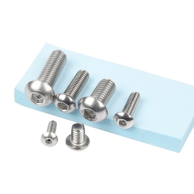 Edelstahl 304 316 Hex Steckdose Pan Kopfschraube Knopfschraube Kopfschraube mit schwarzem Oxid-Finish im metrischen Messsystem
