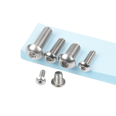 Edelstahl 304 316 Hex Steckdose Pan Kopfschraube Knopfschraube Kopfschraube mit schwarzem Oxid-Finish im metrischen Messsystem