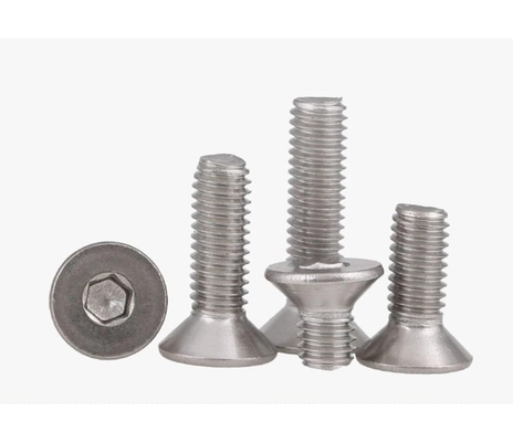 304 Edelstahl Din7991 M3-M16 Countersunk Head Hexagon Socket Screw für BS Standard Befestigungsmittel Distributoren