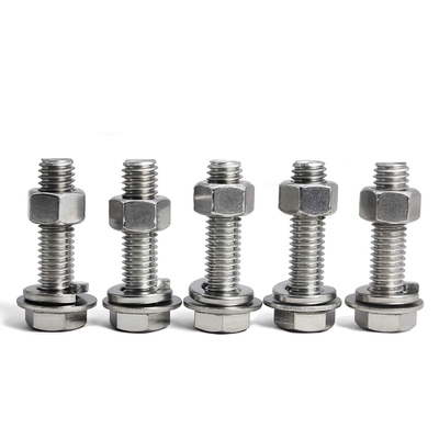 GB-Standard M1.6 M2 M2.5 M3 M4 M5 M6 M8 M10 M12 M14 M16 M20 ZINK-verzinkte Hexkopfbolzen für langlebige Leistung
