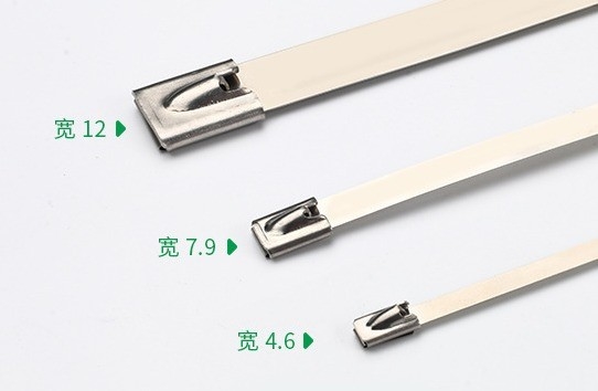 Selbstverriegelnde 4,6 mm Edelstahlkabelbindungen JIS-Standard für sichere und dauerhafte Befestigung in schwierigen Umgebungen