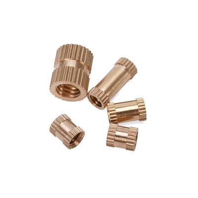Zinkplattierte M3 M4 M5 M6 M8 Messing Kupfer eingebettete Knurled Gewinde Einsatz Nüsse für Holz Imperial Inch zu einem erschwinglichen Preis