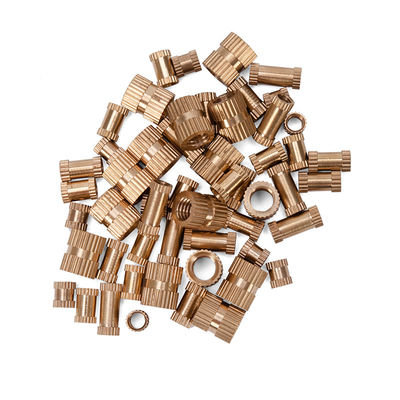 Zinkplattierte M3 M4 M5 M6 M8 Messing Kupfer eingebettete Knurled Gewinde Einsatz Nüsse für Holz Imperial Inch zu einem erschwinglichen Preis