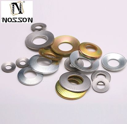 M3-M30 NFE25511 Edelstahl Französisch Anti-Loose Lock Waschmaschine Scheiben-Teller-Locket Waschmaschine Knurled Flat Waschmaschine Rund Knurling