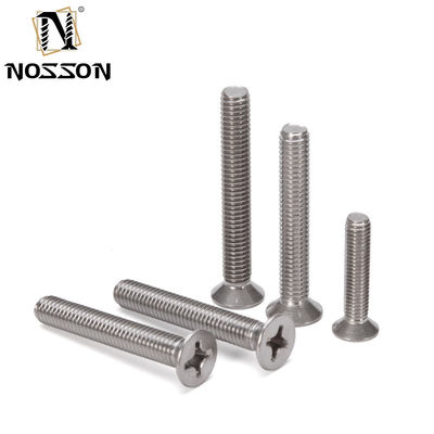 304 Edelstahl Kreuz eingegraben Countersunk Flachkopfschraube mit metrischem Messsystem und JIS-Standard