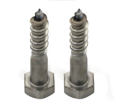 JIS-Standard aus Edelstahl Hex Lag-Holzschraube mit ganzem ST6 ST8 ST10 ST12-Gewinn