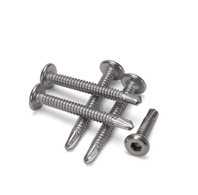 ISO-Standard Galvanisiertes Eisen gegen den Untergang des Kopfes Grade 8 Selbstbohrschraube mit Zinkbeschichtung in INCH Messsystem
