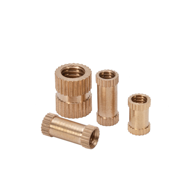Metrische JIS-Standard für die Automobilindustrie Heizformung Kupfer-Gehäuseinsatz mit 8mm 10mm 12mm 14mm 16mm 20mm 25mm 30mm 35mm 40mm 50mm Bolzen
