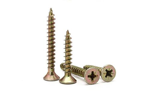 Gelb-Zink-plattierte selbstschraubende Schraube C1022 für M3.5 M4.2 M5.5