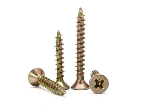 Gelb-Zink-plattierte selbstschraubende Schraube C1022 für M3.5 M4.2 M5.5