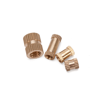 Metrische JIS-Standard für die Automobilindustrie Heizformung Kupfer-Gehäuseinsatz mit 8mm 10mm 12mm 14mm 16mm 20mm 25mm 30mm 35mm 40mm 50mm Bolzen