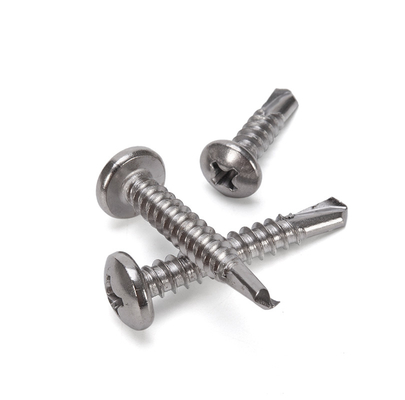 Stahl INCH Messsystem Edelstahl Phillips Knopfkopf Selbstbohrschraube von Oukailuo mit Zinkbeschichtung