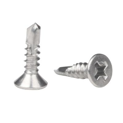 ST4.2 Metrisches Messsystem Kohlenstoffstahl Dacromet Hexkopf-Selbstbohrschraube mit Flansche zur industriellen Festigkeit