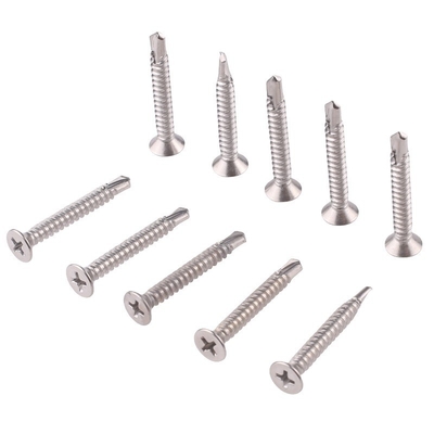 ST4.2 ST4.8 ST5.5 ST6.3 Metrische JIS-Standard-Selbstbohrschraube mit Rippen/Neben unter dem Kopf und Leistung aus Edelstahl