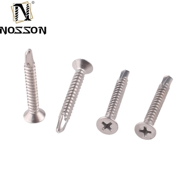 ST4.2 ST4.8 ST5.5 ST6.3 Metrische JIS-Standard-Selbstbohrschraube mit Rippen/Neben unter dem Kopf und Leistung aus Edelstahl