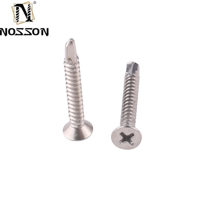 ST4.2 ST4.8 ST5.5 ST6.3 Metrische JIS-Standard-Selbstbohrschraube mit Rippen/Neben unter dem Kopf und Leistung aus Edelstahl