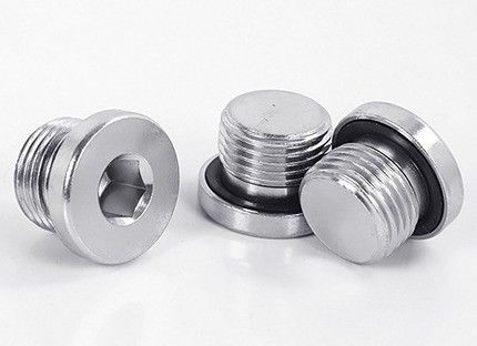 304 Edelstahl Hex Öl Abflussstecker mit breit gefächerten Kehlkopfstecker