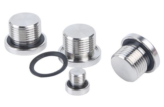 304 Edelstahl Hex Öl Abflussstecker mit breit gefächerten Kehlkopfstecker