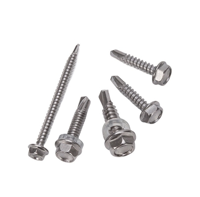 Edelstahlverzinkte Hexkopf-Selbstbohrschrauben für das Dach mit Gummiwaschmaschine ST3.9 ST4.2 ST4.8 ST5.5 ST6.3