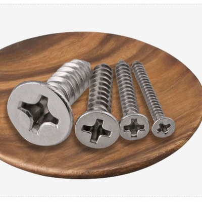 ANSI/ASME-Standard SS304 SS316 Edelstahl-Self-Tapping-Deckschraube DIN7982 für Korrosionsbeständige Bauwerke