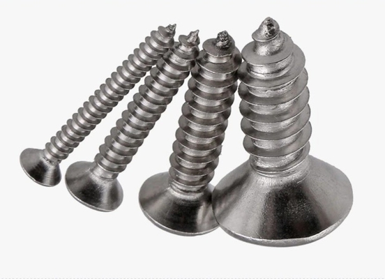 ANSI/ASME-Standard SS304 SS316 Edelstahl-Self-Tapping-Deckschraube DIN7982 für Korrosionsbeständige Bauwerke