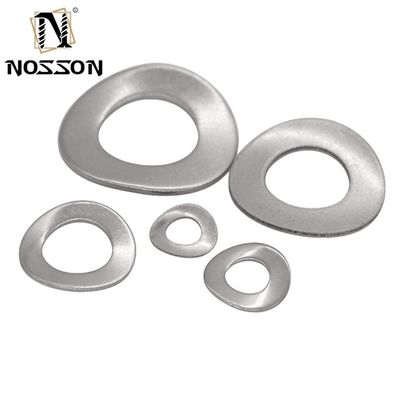 Schwarzer Edelstahl 301 Elastische Schließwelle Federwascher für Split-Stil