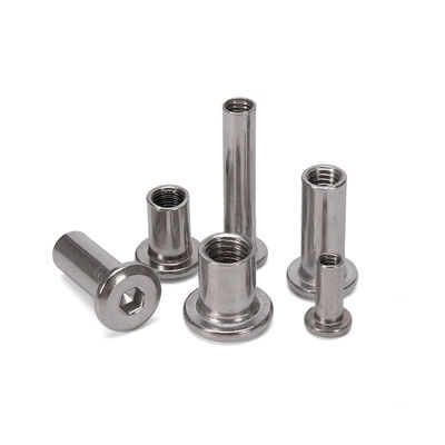 Instock 304 Edelstahl Groß Flat Hex Socket Kopf Möbel Rivet M6 M8 Stecker Einfügen Gelenk Faden Hülse Kappe Nuss Große Größe