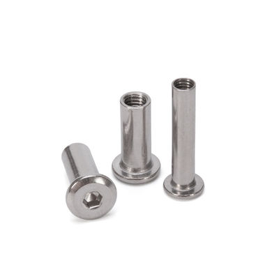 Instock 304 Edelstahl Groß Flat Hex Socket Kopf Möbel Rivet M6 M8 Stecker Einfügen Gelenk Faden Hülse Kappe Nuss Große Größe