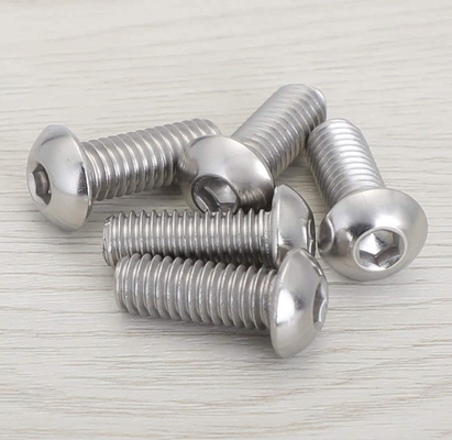 1/4-20 x 3/8 Zoll Knopfkopf Steckdose Kappe Bolzen Schrauben Allen Schraubmetrik