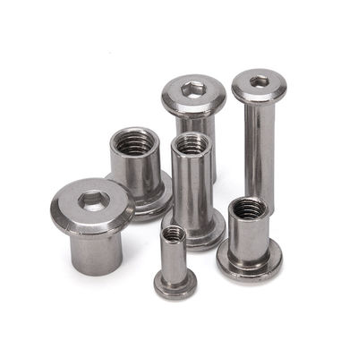 Instock 304 Edelstahl Groß Flat Hex Socket Kopf Möbel Rivet M6 M8 Stecker Einfügen Gelenk Faden Hülse Kappe Nuss Große Größe