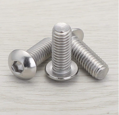 1/4-20 x 3/8 Zoll Knopfkopf Steckdose Kappe Bolzen Schrauben Allen Schraubmetrik