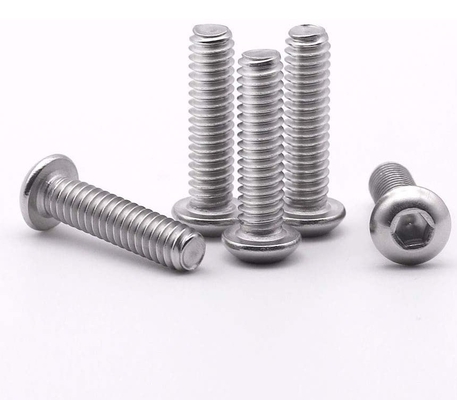 1/4-20 x 3/8 Zoll Knopfkopf Steckdose Kappe Bolzen Schrauben Allen Schraubmetrik