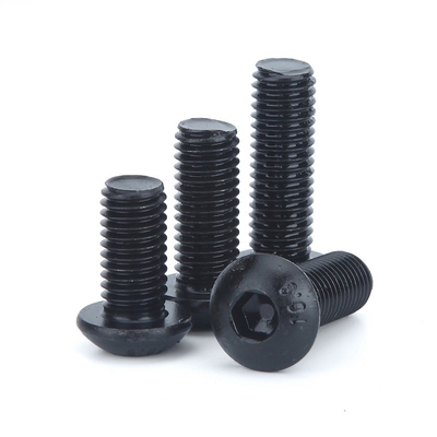 ISO Standard Pan Head 1/4-20*1/2 Zoll Grade 12.9 Schwarze Sechseckenschraube mit Volldraht und Sechseckantrieb
