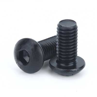 ISO Standard Pan Head 1/4-20*1/2 Zoll Grade 12.9 Schwarze Sechseckenschraube mit Volldraht und Sechseckantrieb