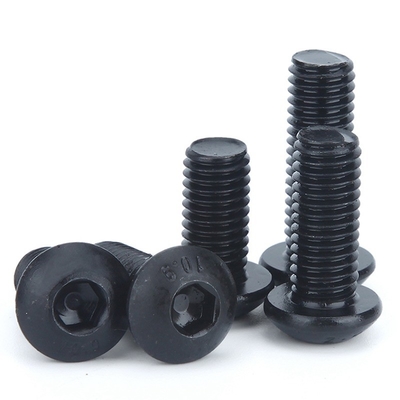ISO Standard Pan Head 1/4-20*1/2 Zoll Grade 12.9 Schwarze Sechseckenschraube mit Volldraht und Sechseckantrieb