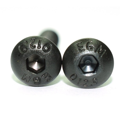 ISO Standard Pan Head 1/4-20*1/2 Zoll Grade 12.9 Schwarze Sechseckenschraube mit Volldraht und Sechseckantrieb